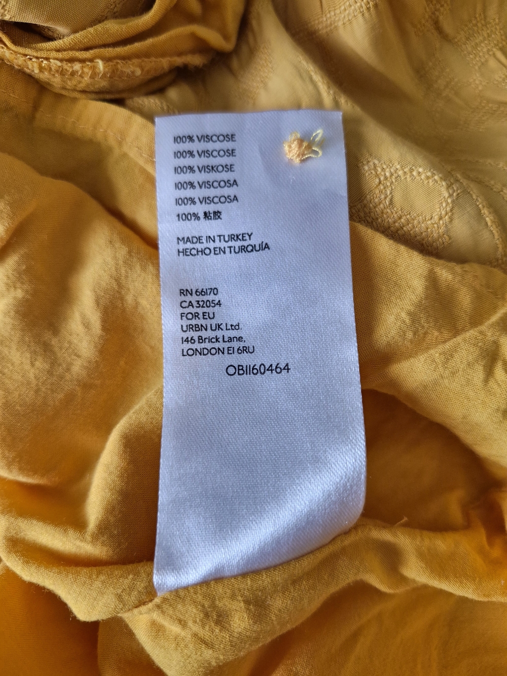Maeve Anthropologie Mustard Yellow Button-Front Maxi Skirt Size XL - Picture 9 of 10